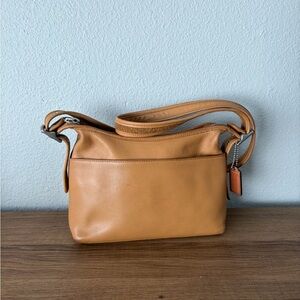 Coach Tan Leather Shoulder Bag